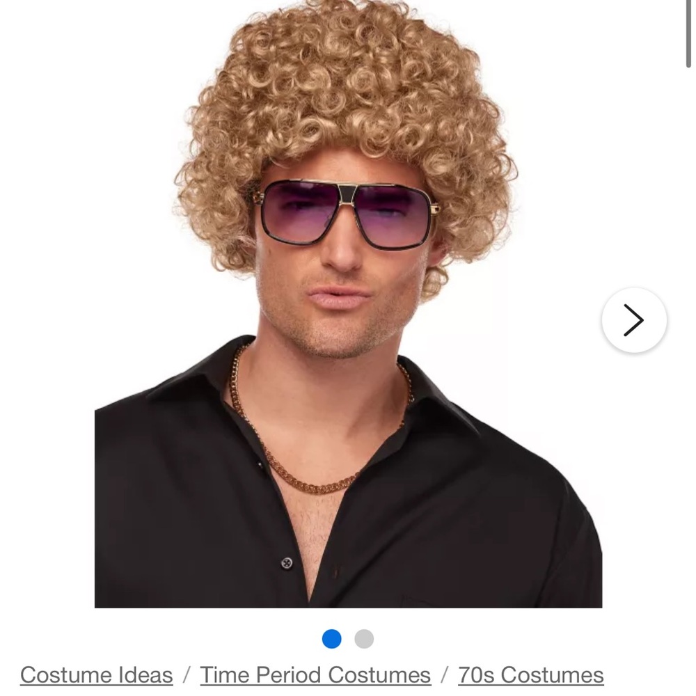 Curly Wig - Blonde